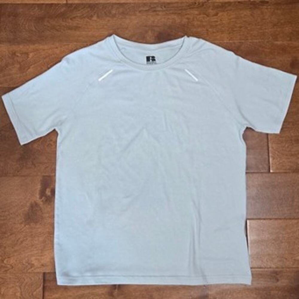 Russell Athletic Dri-Power Tee Men's Medium Light Gray Never Worn